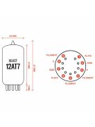 Ray Tubes Select 12AT7 (ECC81)