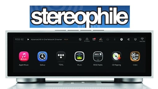 Rose RS520 streaming integrált erősítő bemutató - Stereophile