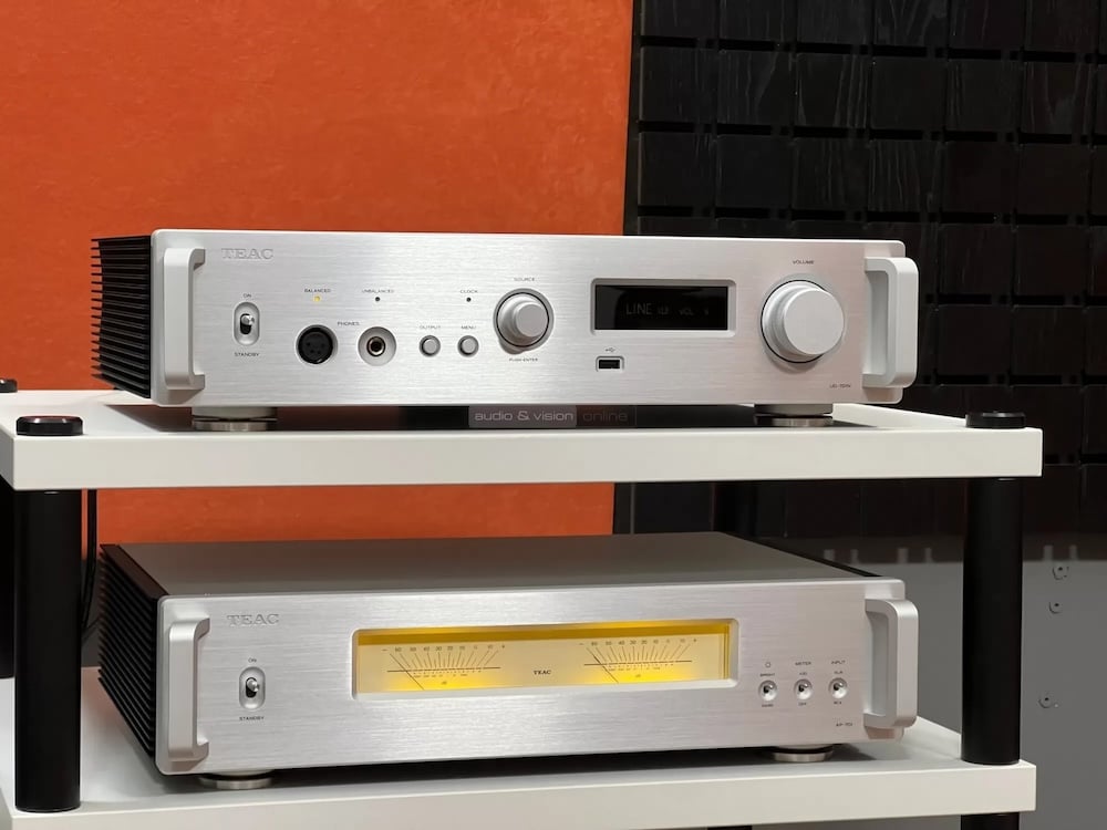 TEAC UD-701N DAC-os hálózati előerősítő és AP-701 végerősítő teszt